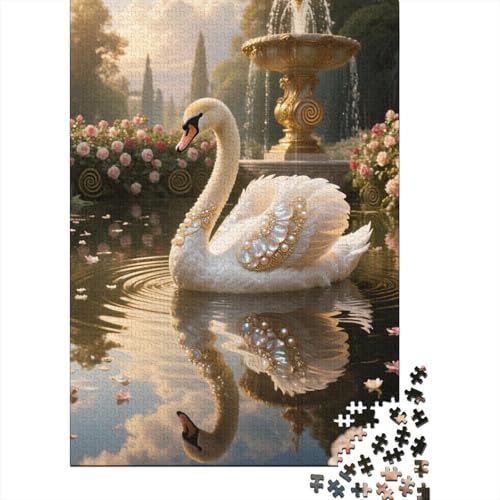 Familienpuzzle 1000 Teile - Stummschwan, Holzmaterial, Bildet Geschicklichkeit & Kreativität, Für Heranwachsende, Jugendliche & Erwachsene Familienpuzzle 1000 Teile - Stummschwan, Holzmaterial, Bildet Geschicklichkeit & Kreativität, Für Heranwachsende, Jugendliche & Erwachsene von FSMHDG