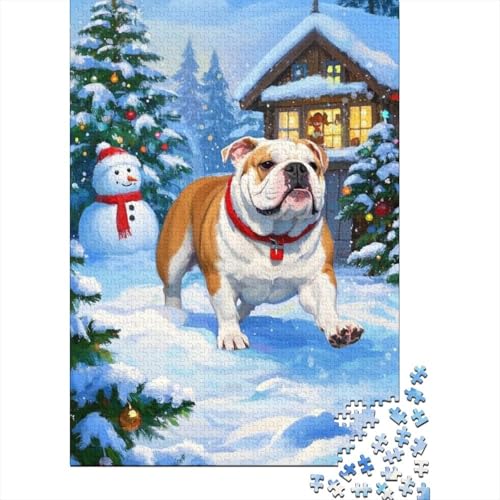 Holz-Puzzle Vergnügen Bulldog Mit 1000 Teilen | Entwickelt Für Kreative Köpfe | Spaß Für Jung & Alt Holz-Puzzle Vergnügen Bulldog Mit 1000 Teilen | Entwickelt Für Kreative Köpfe | Spaß Für Jung & Alt von FSMHDG
