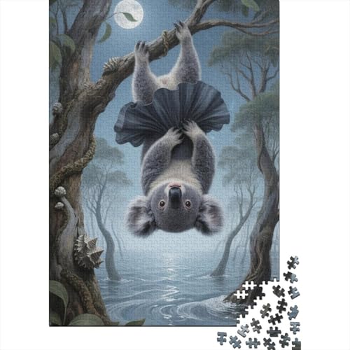 Koala - 1000 Teile Holzpuzzle, Kreatives Spielzeug Für Bildung Und Freizeit | Fasziniert Heranwachsende, Jugendliche Und Erwachsene von FSMHDG