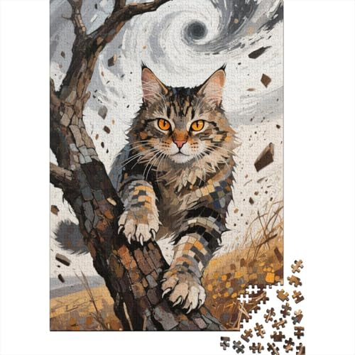 Maine Coonkatzekatze - 1000 Teile Holzpuzzle Für Die Entwicklung Von Geduld Und Aufmerksamkeit, Unterhaltsames Lernspielzeug Maine Coonkatzekatze - 1000 Teile Holzpuzzle Für Die Entwicklung Von Geduld Und Aufmerksamkeit, Unterhaltsames Lernspielzeug von FSMHDG