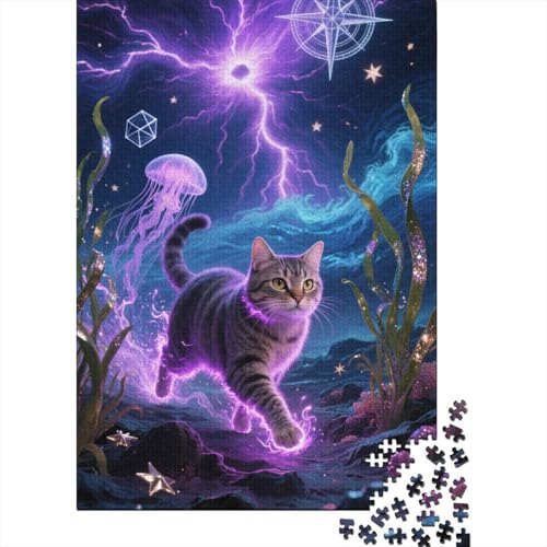 Manxkatzekatze - 1000 Teile Für Puzzle-Enthusiasten | Holzspielzeug, Das Den Verstand Schärft | Ideal Für Jede Altersgruppe Manxkatzekatze - 1000 Teile Für Puzzle-Enthusiasten | Holzspielzeug, Das Den Verstand Schärft | Ideal Für Jede Altersgruppe von FSMHDG