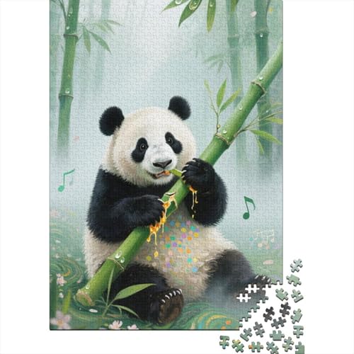 Panda - Bildungs-Puzzle Aus Holz, 1000 Teile, Für Erwachsene Und Heranwachsende, Fördert Die Teamarbeit Und Feinmotorik Panda - Bildungs-Puzzle Aus Holz, 1000 Teile, Für Erwachsene Und Heranwachsende, Fördert Die Teamarbeit Und Feinmotorik von FSMHDG