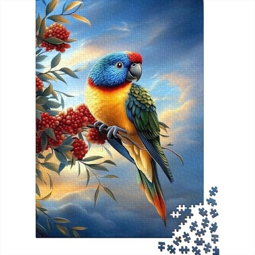 Papagei - 1000-Teile Holzpuzzle | Landschaften, Fantasy Und Mehr | Entspannung Und Lernspielzeug in Einem Papagei - 1000-Teile Holzpuzzle | Landschaften, Fantasy Und Mehr | Entspannung Und Lernspielzeug in Einem von FSMHDG