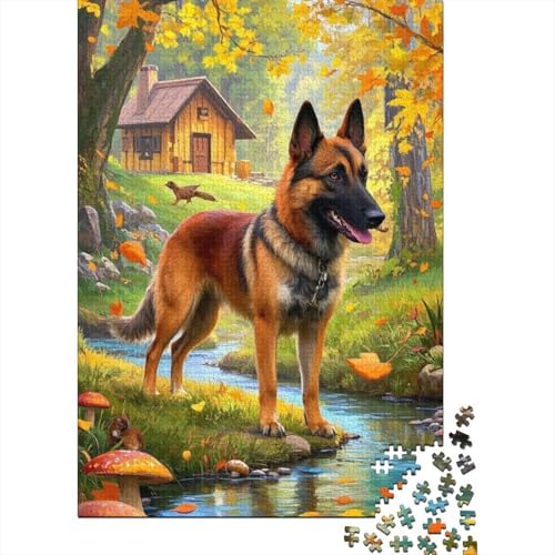 Puzzle 1000 Teile - Belgischer Malinois, Entdecken, Lernen & Entspannen Mit Hochwertigem Holzpuzzle, Für Alle Altersstufen Puzzle 1000 Teile - Belgischer Malinois, Entdecken, Lernen & Entspannen Mit Hochwertigem Holzpuzzle, Für Alle Altersstufen von FSMHDG