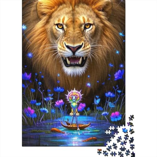 Puzzle 1000 Teile - Löwe, Entdecken, Lernen & Entspannen Mit Hochwertigem Holzpuzzle, Für Alle Altersstufen Puzzle 1000 Teile - Löwe, Entdecken, Lernen & Entspannen Mit Hochwertigem Holzpuzzle, Für Alle Altersstufen von FSMHDG