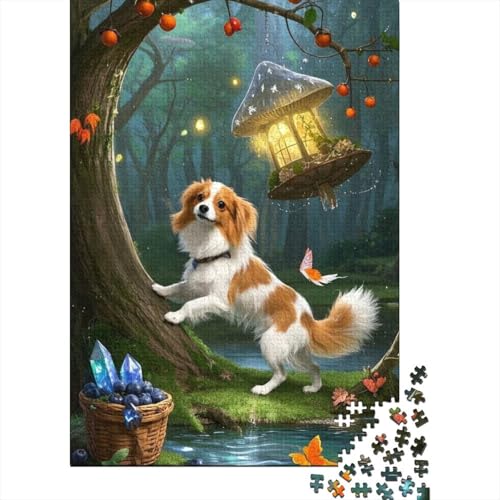 Puzzle-Abenteuer Mit 1000 Teilen - Papillon Welpen, Holz, Faszinierende Themen Für Erwachsene, Jugendliche Und Heranwachsende Puzzle-Abenteuer Mit 1000 Teilen - Papillon Welpen, Holz, Faszinierende Themen Für Erwachsene, Jugendliche Und Heranwachsende von FSMHDG