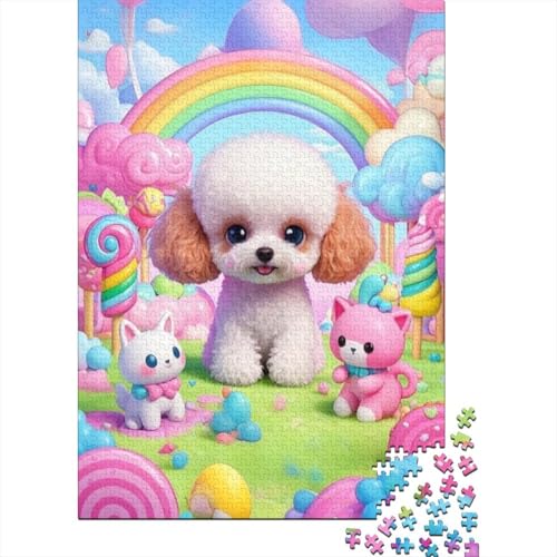 Puzzle-Abenteuer Mit 1000 Teilen - Pudel, Holz, Faszinierende Themen Für Erwachsene, Jugendliche Und Heranwachsende Puzzle-Abenteuer Mit 1000 Teilen - Pudel, Holz, Faszinierende Themen Für Erwachsene, Jugendliche Und Heranwachsende von FSMHDG