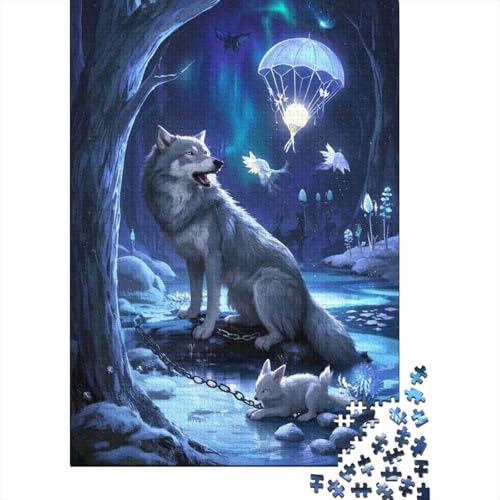 Puzzle-Abenteuer Mit 1000 Teilen - Wolf, Holz, Faszinierende Themen Für Erwachsene, Jugendliche Und Heranwachsende Puzzle-Abenteuer Mit 1000 Teilen - Wolf, Holz, Faszinierende Themen Für Erwachsene, Jugendliche Und Heranwachsende von FSMHDG