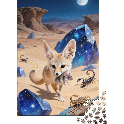 Puzzle-Leidenschaft Fennec-Fuchs in 1000 Teilen | Ökologisches Holzspielzeug Für Anspruchsvolle Puzzler | Spaß Für Die Ganze Familie Puzzle-Leidenschaft Fennec-Fuchs in 1000 Teilen | Ökologisches Holzspielzeug Für Anspruchsvolle Puzzler | Spaß Für Die Ganze Familie von FSMHDG