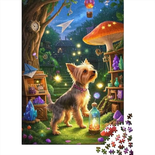 Puzzle-Leidenschaft Yorkshire Terrier Welpen in 1000 Teilen | Ökologisches Holzspielzeug Für Anspruchsvolle Puzzler | Spaß Für Die Ganze Familie Puzzle-Leidenschaft Yorkshire Terrier Welpen in 1000 Teilen | Ökologisches Holzspielzeug Für Anspruchsvolle Puzzler | Spaß Für Die Ganze Familie von FSMHDG