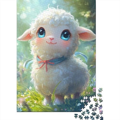 Puzzle-Spaß Cute Lamm in 1000 Teilen | Nachhaltiges Holzspielzeug Für Kreative Köpfe | Geeignet Für Alle Altersgruppen Puzzle-Spaß Cute Lamm in 1000 Teilen | Nachhaltiges Holzspielzeug Für Kreative Köpfe | Geeignet Für Alle Altersgruppen von FSMHDG