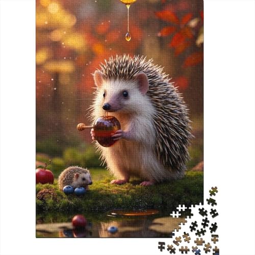 Puzzlekunst Igel in Holz | 1000 Teile Für Eine Inspirierende Herausforderung | Bildungsspielzeug Für Die Ganze Familie Puzzlekunst Igel in Holz | 1000 Teile Für Eine Inspirierende Herausforderung | Bildungsspielzeug Für Die Ganze Familie von FSMHDG