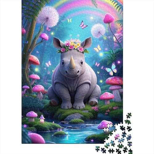 Puzzlekunst Nashorn in Holz | 1000 Teile Für Eine Inspirierende Herausforderung | Bildungsspielzeug Für Die Ganze Familie Puzzlekunst Nashorn in Holz | 1000 Teile Für Eine Inspirierende Herausforderung | Bildungsspielzeug Für Die Ganze Familie von FSMHDG