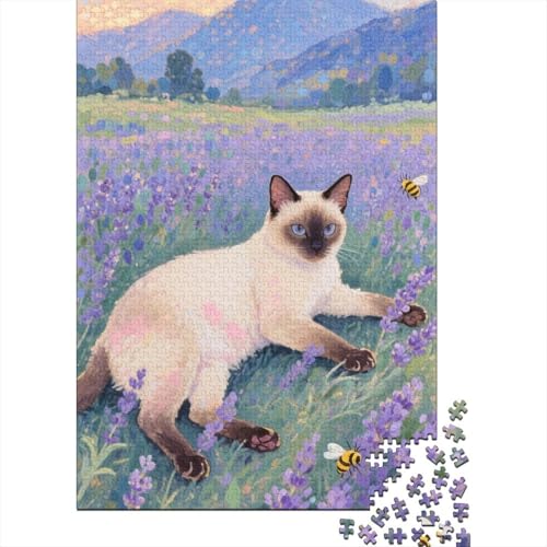 Puzzlekunst Siamesenkaternkater in Holz | 1000 Teile Für Eine Inspirierende Herausforderung | Bildungsspielzeug Für Die Ganze Familie Puzzlekunst Siamesenkaternkater in Holz | 1000 Teile Für Eine Inspirierende Herausforderung | Bildungsspielzeug Für Die Ganze Familie von FSMHDG