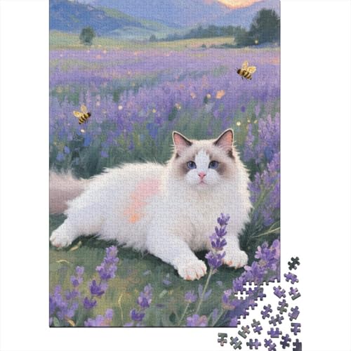 Ragdollkatzekatze in 1000 Teilen | Premium Holzpuzzle Für Anspruchsvolle Puzzler | Unterhaltsames Lernspiel Für Alle Ragdollkatzekatze in 1000 Teilen | Premium Holzpuzzle Für Anspruchsvolle Puzzler | Unterhaltsames Lernspiel Für Alle von FSMHDG