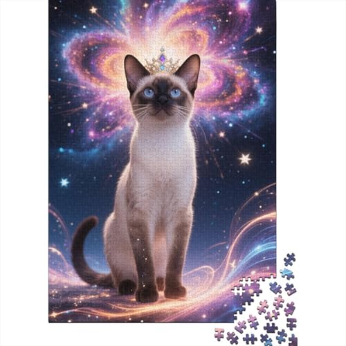 Siamesenkater - 1000 Teile Holzpuzzle Für Die Entwicklung Von Geduld Und Aufmerksamkeit, Unterhaltsames Lernspielzeug Siamesenkater - 1000 Teile Holzpuzzle Für Die Entwicklung Von Geduld Und Aufmerksamkeit, Unterhaltsames Lernspielzeug von FSMHDG