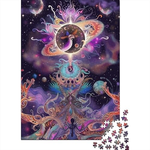 Sonne Mond - 1000 Teile Holzpuzzle Für Die Entwicklung Von Geduld Und Aufmerksamkeit, Unterhaltsames Lernspielzeug Sonne Mond - 1000 Teile Holzpuzzle Für Die Entwicklung Von Geduld Und Aufmerksamkeit, Unterhaltsames Lernspielzeug von FSMHDG