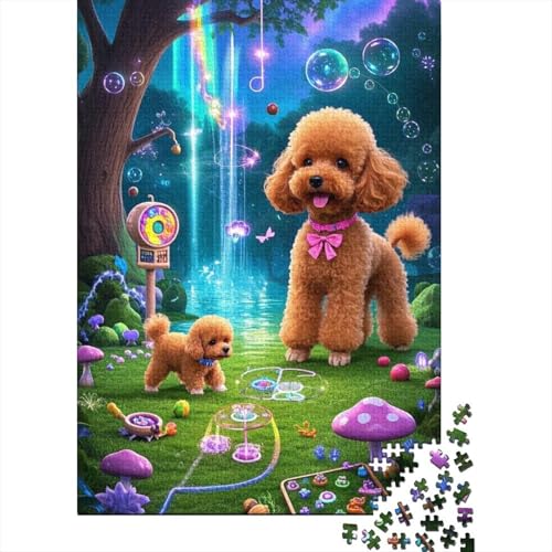 Teacup Pudel - 1000 Teile Premium Holzpuzzle, Herausfordernd & Bildend, Perfekt Für Erwachsene, Teenager Und Heranwachsende Teacup Pudel - 1000 Teile Premium Holzpuzzle, Herausfordernd & Bildend, Perfekt Für Erwachsene, Teenager Und Heranwachsende von FSMHDG