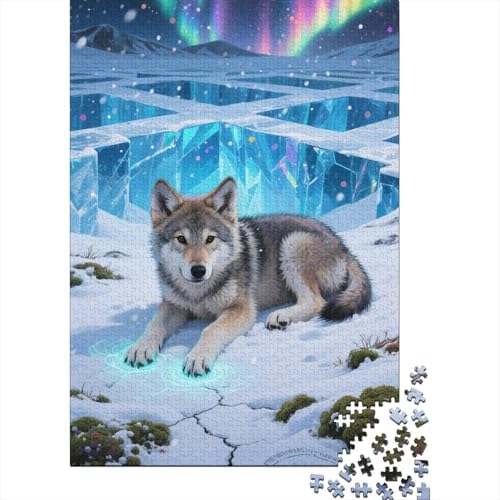 Wolf - 1000 Teile Holzpuzzle Für Die Entwicklung Von Geduld Und Aufmerksamkeit, Unterhaltsames Lernspielzeug Wolf - 1000 Teile Holzpuzzle Für Die Entwicklung Von Geduld Und Aufmerksamkeit, Unterhaltsames Lernspielzeug von FSMHDG
