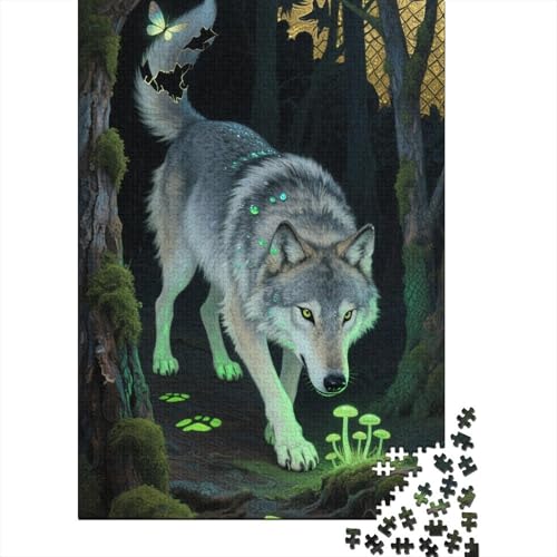 Wolf - 1000 Teile Holzpuzzle Für Die Entwicklung Von Geduld Und Aufmerksamkeit, Unterhaltsames Lernspielzeug Wolf - 1000 Teile Holzpuzzle Für Die Entwicklung Von Geduld Und Aufmerksamkeit, Unterhaltsames Lernspielzeug von FSMHDG