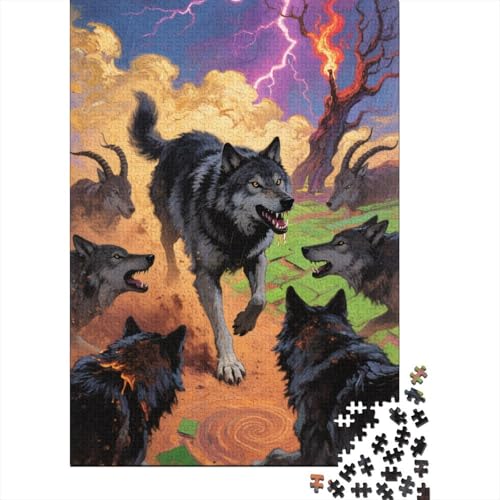 Wolf in 1000 Teilen | Premium Holzpuzzle Für Anspruchsvolle Puzzler | Unterhaltsames Lernspiel Für Alle Wolf in 1000 Teilen | Premium Holzpuzzle Für Anspruchsvolle Puzzler | Unterhaltsames Lernspiel Für Alle von FSMHDG