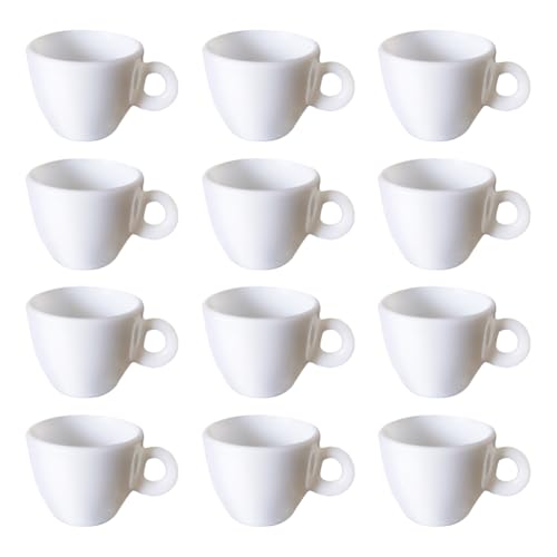 30 Stück Mini-Teetassen aus Kunststoff, Miniatur-Puppenhaus-Kaffeetassen, kleine Wasserbecher, kleine Küchenbecher, kleine Getränkebecher, Bastelpuppenhaus-Zubehör mit Griff für Rollenspiele 30 Stück Mini-Teetassen aus Kunststoff, Miniatur-Puppenhaus-Kaffeetassen, kleine Wasserbecher, kleine Küchenbecher, kleine Getränkebecher, Bastelpuppenhaus-Zubehör mit Griff für Rollenspiele von FSSTUD