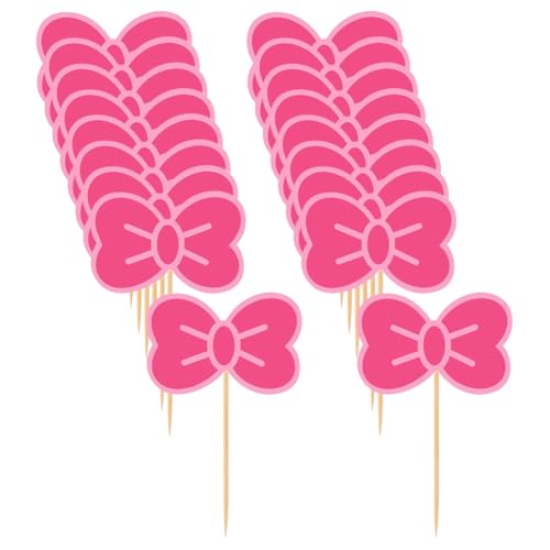 Cupcake-Topper mit niedlicher Schleife, Papierschleife, Kuchendekoration, lustige Cupcake-Aufsatz, Zahnstocher, Babyparty, Cupcake-Topper, Sticks, Party, Dessert, dekorative Picks für Hochzeit Cupcake-Topper mit niedlicher Schleife, Papierschleife, Kuchendekoration, lustige Cupcake-Aufsatz, Zahnstocher, Babyparty, Cupcake-Topper, Sticks, Party, Dessert, dekorative Picks für Hochzeit von FSSTUD
