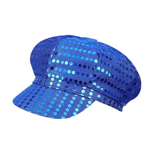 FSSTUD Bling Pailletten Party Hut Uni Fasching Pailletten Kappe Glitzer 70er Jahre Stil Hut Retro Hippie Party Cap Kostüm Zubehör Blau FSSTUD Bling Pailletten Party Hut Uni Fasching Pailletten Kappe Glitzer 70er Jahre Stil Hut Retro Hippie Party Cap Kostüm Zubehör Blau von FSSTUD