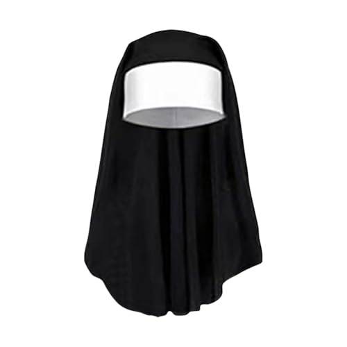 FSSTUD Halloween Erwachsene Nonne Hut Große Nonne Cosplay Hut Einfarbig Nonne Kopfbedeckung Verkleidung Nonne Kopfbedeckung Große Nonne Hut Nonne Kostüm Zubehör FSSTUD Halloween Erwachsene Nonne Hut Große Nonne Cosplay Hut Einfarbig Nonne Kopfbedeckung Verkleidung Nonne Kopfbedeckung Große Nonne Hut Nonne Kostüm Zubehör von FSSTUD