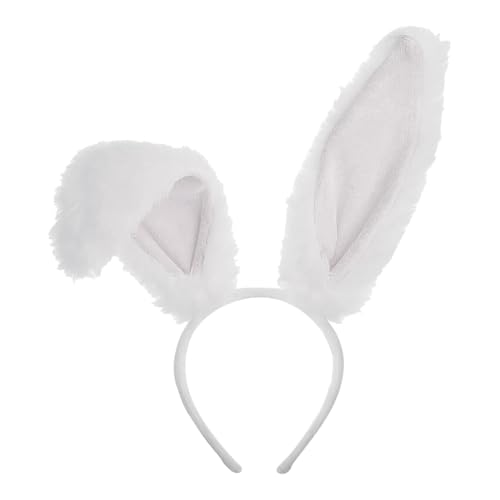 FSSTUD Kunstfell-Hasenohren-Haarreif, niedliches Oster-Hasen-Stirnband, Kostüm, Hasenohren, Kopfbedeckung, Halloween, Hasenohren, Haarband, Osterparty, Haarschmuck für Frauen FSSTUD Kunstfell-Hasenohren-Haarreif, niedliches Oster-Hasen-Stirnband, Kostüm, Hasenohren, Kopfbedeckung, Halloween, Hasenohren, Haarband, Osterparty, Haarschmuck für Frauen von FSSTUD