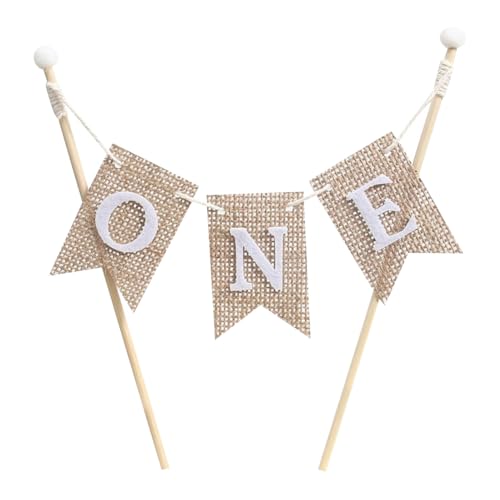 Handgefertigter Tortenaufsatz für einen Geburtstag, Banner zum ersten Geburtstag, Flagge, Kuchendekoration, Girlande, ein Jahr alt, Foto-Requisiten, rustikale Kuchendekorationen für Feiern, Party Handgefertigter Tortenaufsatz für einen Geburtstag, Banner zum ersten Geburtstag, Flagge, Kuchendekoration, Girlande, ein Jahr alt, Foto-Requisiten, rustikale Kuchendekorationen für Feiern, Party von FSSTUD