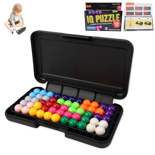 FSWWSF Iq Spiele Iq Puzzler Pro Mit 120 Herausforderungen Iq Fit FüR Kinder Ab 8 Jahre Und Erwachsene Puzzlespiele FüR Kinder Entspannung Und Dekompression von FSWWSF