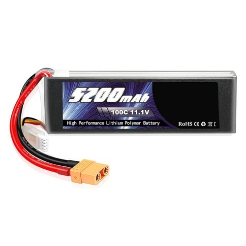11,1 V 5200 mAh 100C 3S1P Lipo-Batterie mit XT90-Anschluss Graphen-Lipo-Batterie for RC-Auto-Boot-Quadcopter-Hubschrauber-Flugzeug von FTGADRYF
