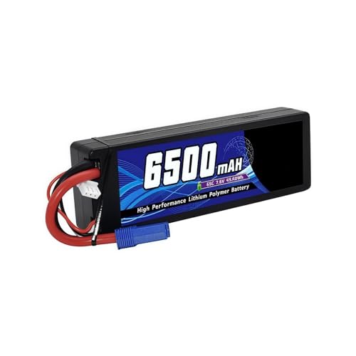 6500 mAh Lipo-Akku 2S1P 7,6 V 65C mit XT60 XT90 EC5 TRX 2P-Anschluss for RC-Auto-Lipo-Akku-LKW RC FPV-Drohne Flugzeug-Boot-Buggy-Teile(1Unit EC5) von FTGADRYF