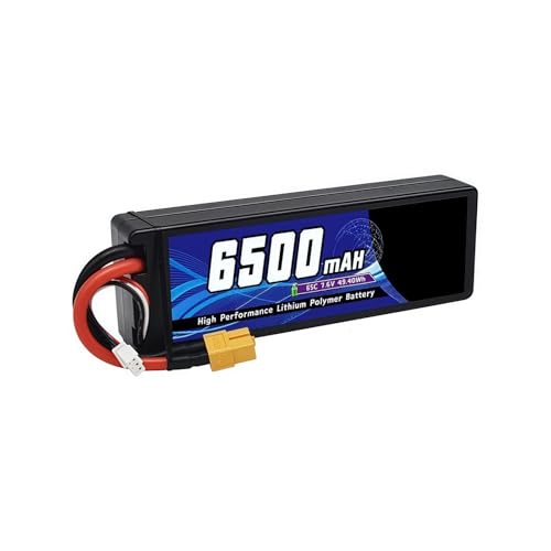 6500 mAh Lipo-Akku 2S1P 7,6 V 65C mit XT60 XT90 EC5 TRX 2P-Anschluss for RC-Auto-Lipo-Akku-LKW RC FPV-Drohne Flugzeug-Boot-Buggy-Teile(1Unit XT60) von FTGADRYF