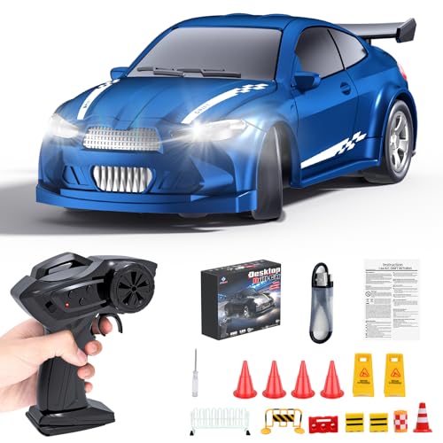 FTJKGH RC Drift Car 1:64 Ferngesteuertes Auto Drift 4WD, 15KM/H Drift rc car, 2.4GHz Mini Rc Auto mit LED-Leuchten, Hindernismodell, Austauschbarer Karosserie für Kinder und Erwachsene ab 6Jahren FTJKGH RC Drift Car 1:64 Ferngesteuertes Auto Drift 4WD, 15KM/H Drift rc car, 2.4GHz Mini Rc Auto mit LED-Leuchten, Hindernismodell, Austauschbarer Karosserie für Kinder und Erwachsene ab 6Jahren von FTJKGH
