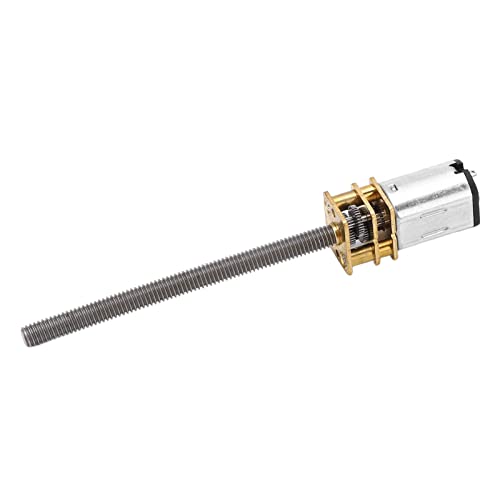 FTVOGUE 50 U/Min DC 6V Elektrischer Getriebemotor M4 55 Mm, Breite Anwendung, Kompakte Größe, Hohe Torsion mit Rotem Kupfer, Feiner für Aufzug Hergestellter Feiner Hersteller, Fahrrad, von FTVOGUE