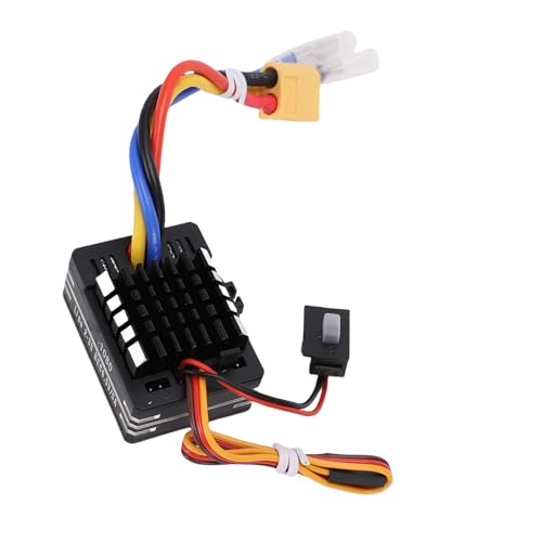 FTVOGUE 80A Gebürstetes ESC für RC-Autoboot 3 Betriebsmodi wasserdichte Staub Dichte Design Auto Drossel Detektion mit 540 550 750 Motoren LiPo Batteries Chutz von FTVOGUE