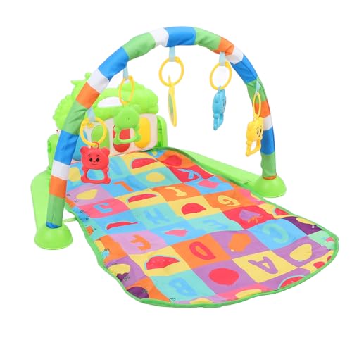 FTVOGUE Babymusik Fitnessmatte Weiche Stoff Klavier-Fitnessstudio-Aktivitätszentrum für Neugeborene, Faltbare Babyspielmatte für 0-36 Monate Geeignet FTVOGUE Babymusik Fitnessmatte Weiche Stoff Klavier-Fitnessstudio-Aktivitätszentrum für Neugeborene, Faltbare Babyspielmatte für 0-36 Monate Geeignet von FTVOGUE