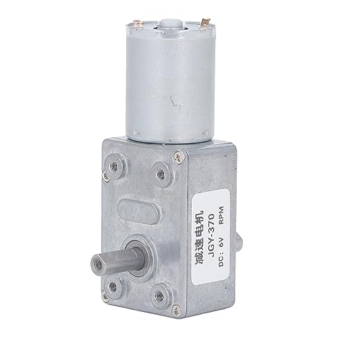 FTVOGUE Doppelwellenradmotor, DC 12V 5 U/Min 15 Kg 8 mm. (10RPM) von FTVOGUE