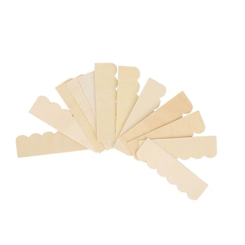 FTVOGUE Mini 1:12 Dollhouse Accessoires DIY Burlywood Holzfliesen Premium Holzdachgebäude Modellzubehör mit Komfortables Gefühl für Dollhouse (Einfaches Modell) von FTVOGUE