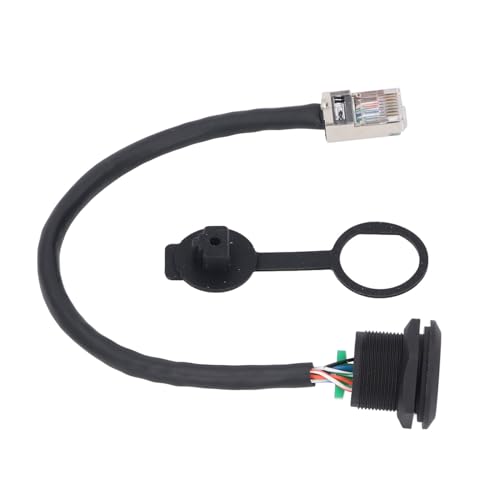 FTVOGUE Panel Mount Aviation Female Head Cable Nicht Abgeschirmt 8 Pin -Anschluss für Wirtschaftshaus- und Geschäftsnetzwerke von FTVOGUE