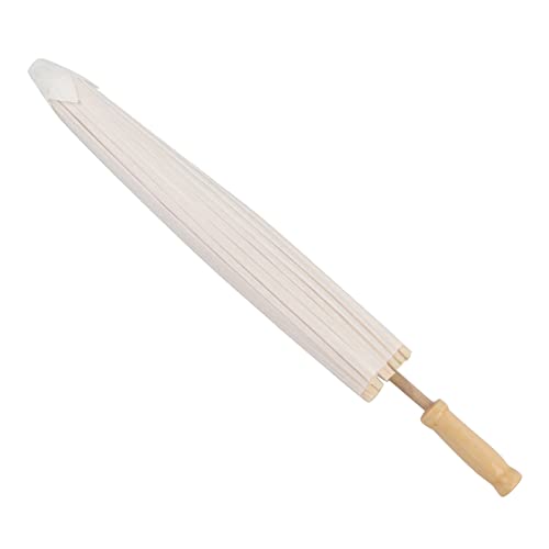 FTVOGUE Papierschirm weiße Farbe Papier Dekorative Regenschirm für Hochzeiten Gastgeschenke Kostüme Cosplay FTVOGUE Papierschirm weiße Farbe Papier Dekorative Regenschirm für Hochzeiten Gastgeschenke Kostüme Cosplay von FTVOGUE