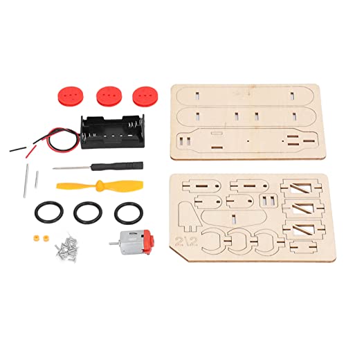 FTVOGUE STEM Education Electric Holz Modellluft von -Modellen, Einfache Sättigung, Batterie für Jungen und Mädchen in Composite Wood von FTVOGUE