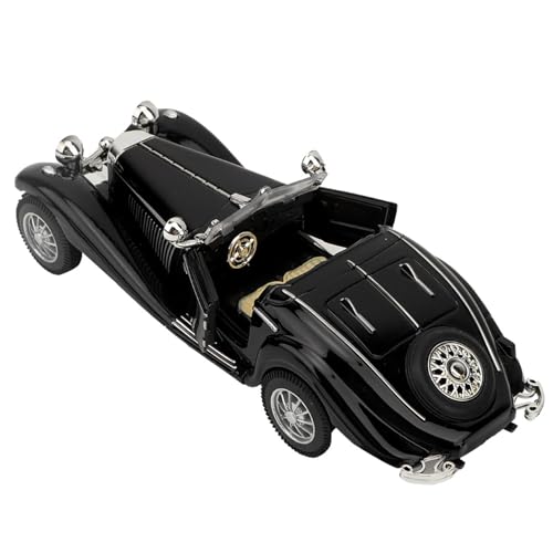 FTVOGUE Simulationsauto Fahrzeug Spielzeug Zurückziehen Legierter Auto für mit Leichter Musik für Kind Am Geburtstag (Black) von FTVOGUE