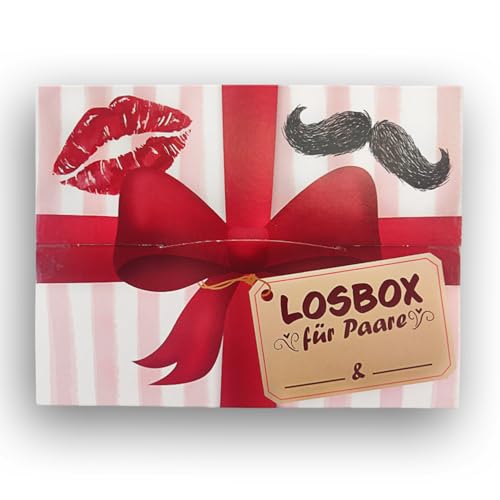 Losbox für Paare mit 50 Losen - das Spiel für Verliebte von FTWDesign