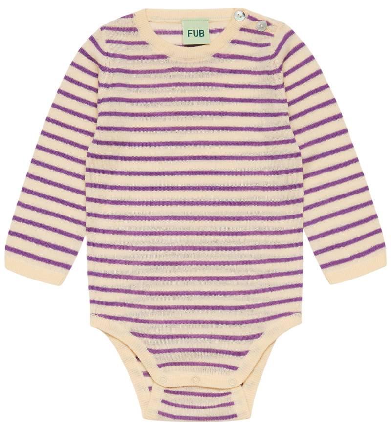 FUB Body l/ä - Wolle - Creme/Violett - FUB - 74 - Body L/Ä FUB Body l/ä - Wolle - Creme/Violett - FUB - 74 - Body L/Ä von FUB