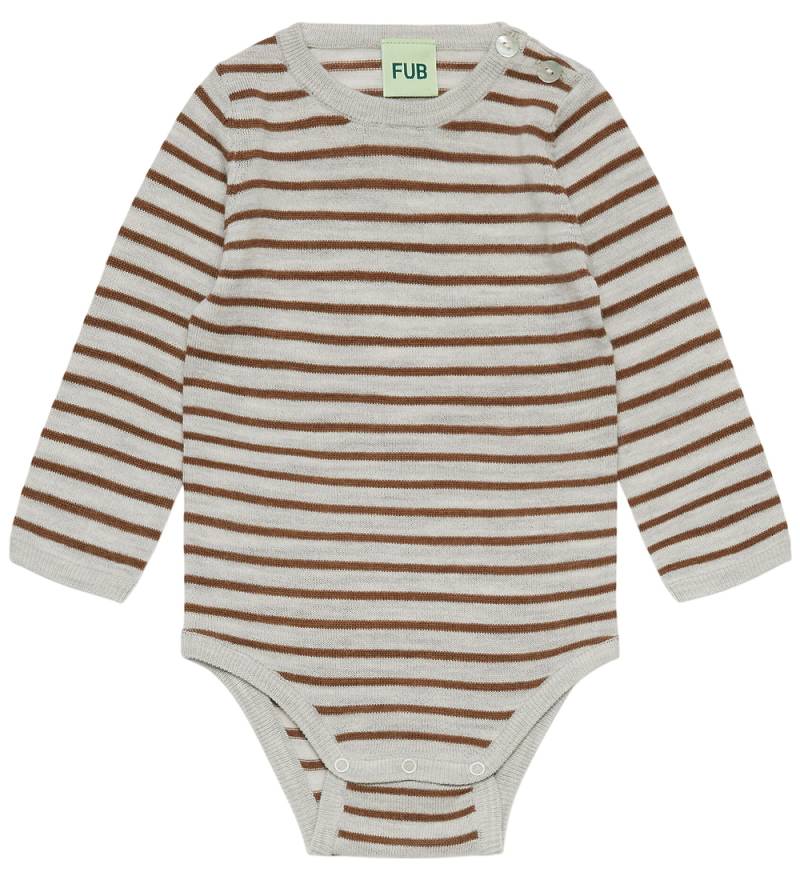 FUB Body l/ä - Wolle - Light Grey Melange/Haselmeliert - FUB - 1½ Jahre (86) - Body L/Ä von FUB