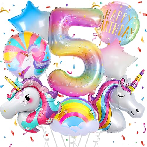 Deko 5. Geburtstag Mädchen,Einhorn Geburtstagsdeko 5 Jahr,Einhorn Luftballons 5. Geburtstag, Zahl 5 Folienballon Einhorn Party Deko,Einhorn Deko kindergeburtstag 5 jahr Deko 5. Geburtstag Mädchen,Einhorn Geburtstagsdeko 5 Jahr,Einhorn Luftballons 5. Geburtstag, Zahl 5 Folienballon Einhorn Party Deko,Einhorn Deko kindergeburtstag 5 jahr von FUBABCO