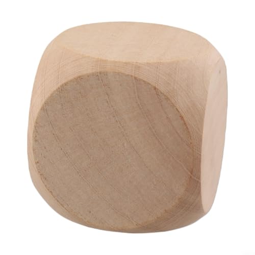 Holzwürfel-Set, 10 Stück, perfekte Rohlinge zum Malen, Beizen oder Schnitzen Ihrer eigenen, einzigartigen Designs (40 m) von FUBESK